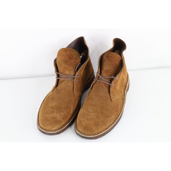 Vintage Clarks Mens Size 11.5 Suede Leather Original Desert Boots Chukkas Brown main image 5